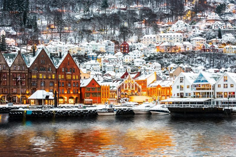 ノルウェーのクリスマスの風景 北欧ガイド