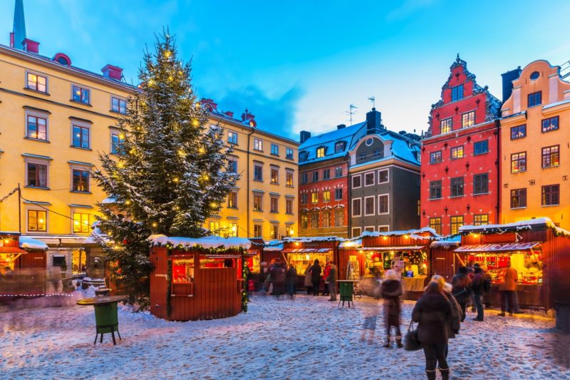 スウェーデンのクリスマスの風景 北欧ガイド