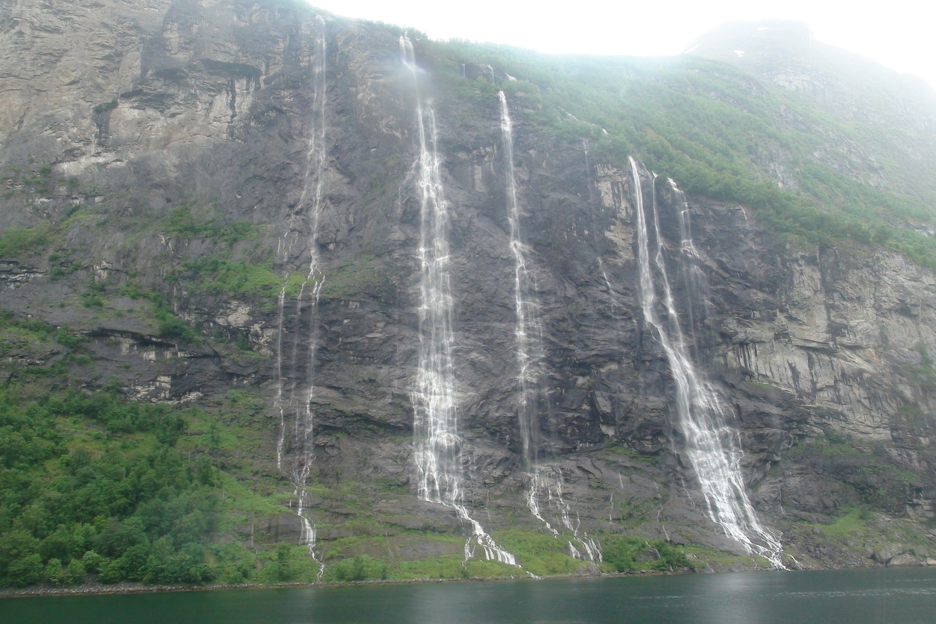 セブン・シスターズの滝　ノルウェーの風景