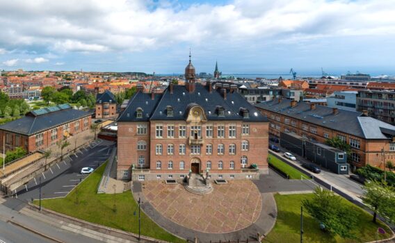 オーフスの街並み　デンマークの風景
