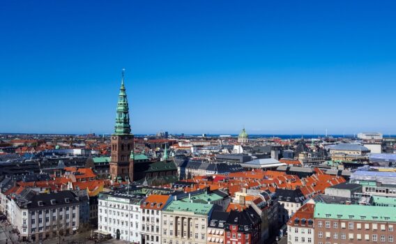 コペンハーゲンの街並み　デンマークの風景
