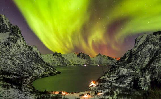 センヤ島のオーロラ ノルウェーの冬の風景 北欧の美しい風景 Hokuo Guide Com S 北欧の風景