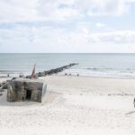 北海の浜辺　ブラーバンドの風景　デンマークの風景
