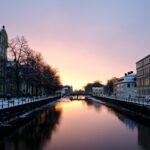 ウプサラの朝　スウェーデンの風景