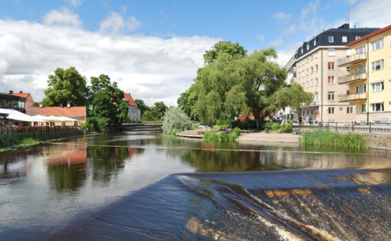 ウプサラの町並み　スウェーデンの風景