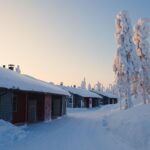 冬のルカ　フィンランドの冬の風景