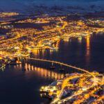 トロムソの夜　ノルウェーの風景