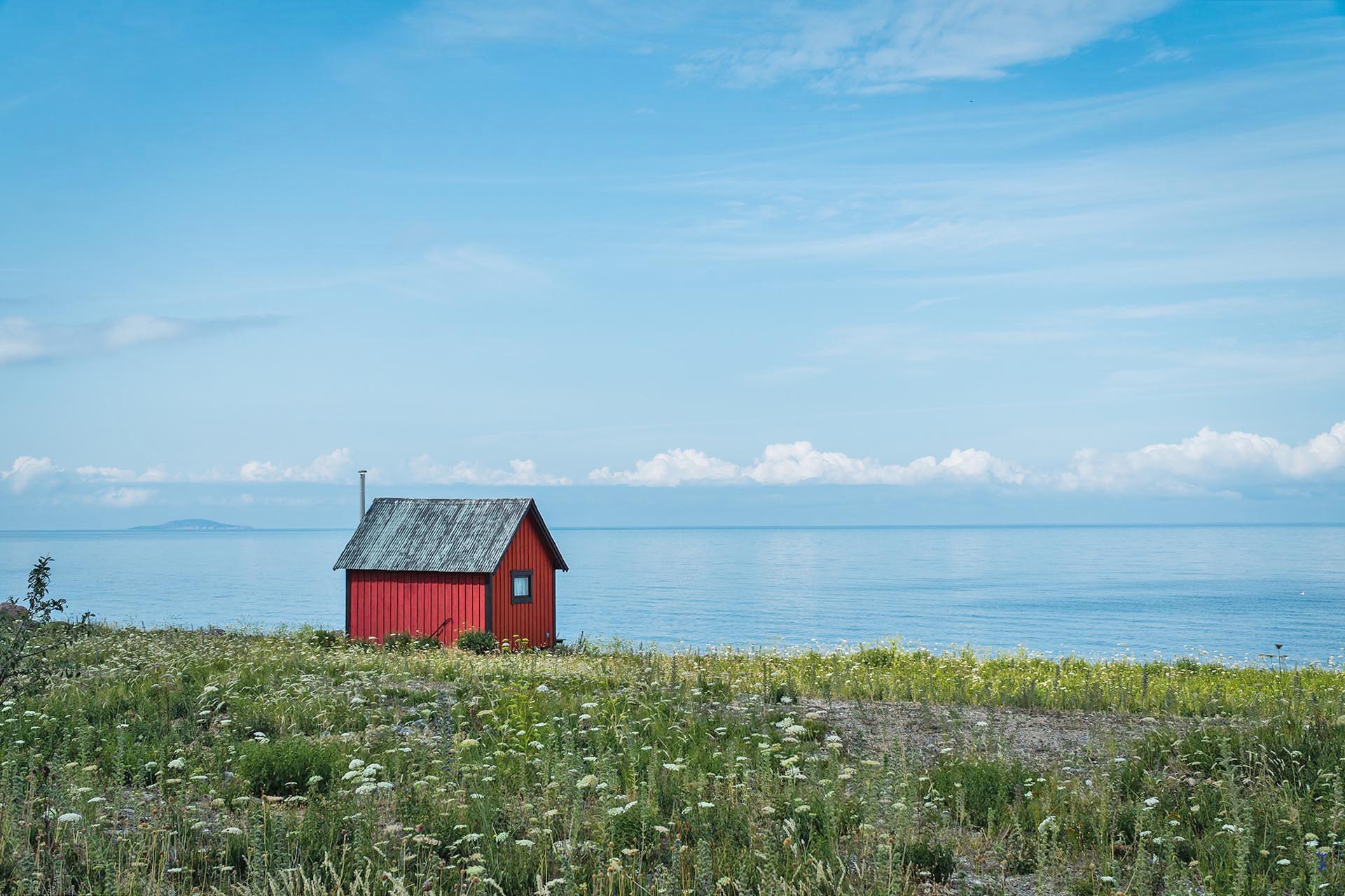 エーランド島の風景　スウェーデンの風景
