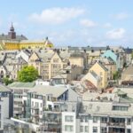 オーレスンの街並み　ノルウェーの風景