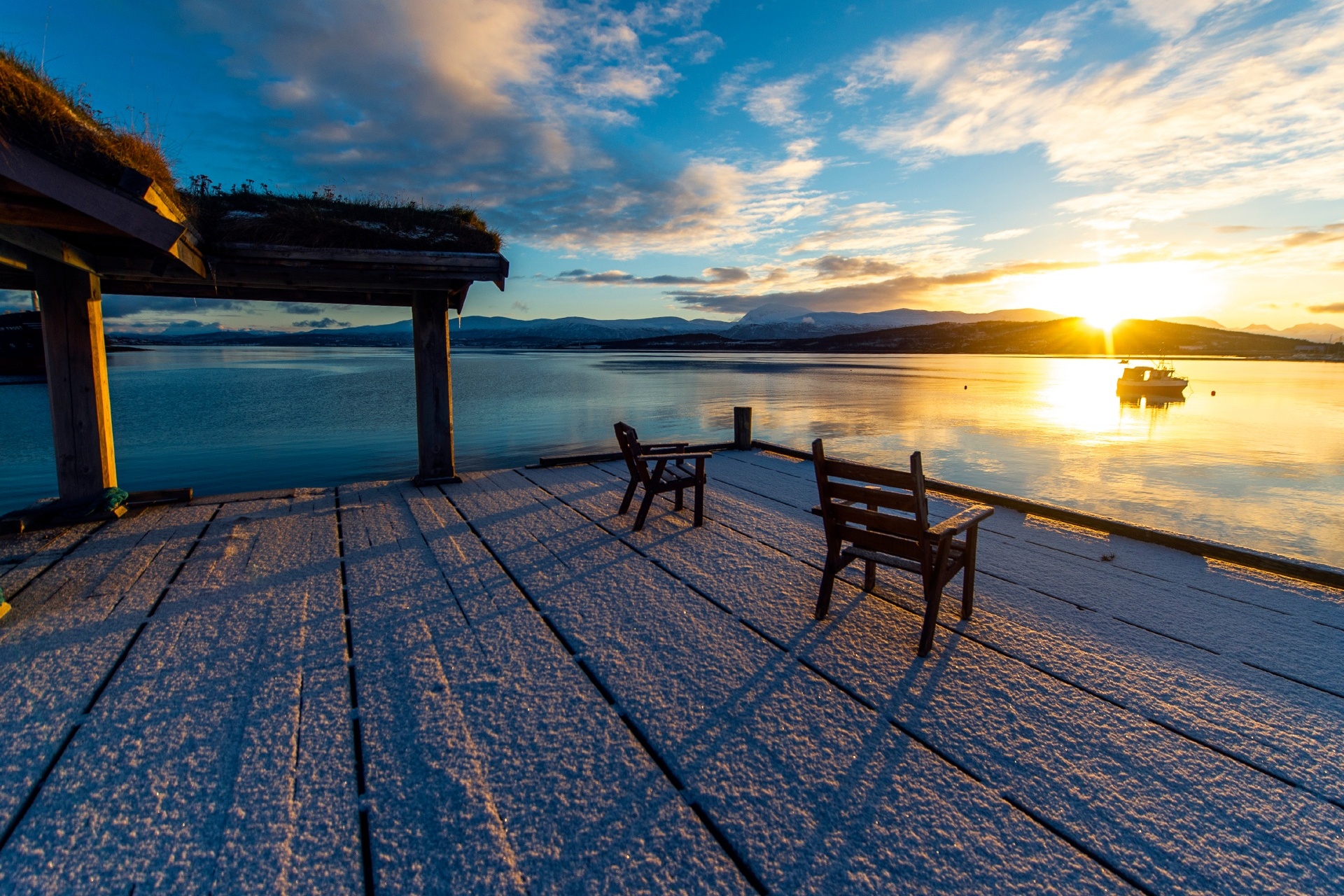 トロムソの風景　ノルウェーの風景