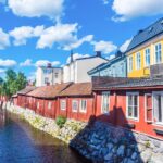 ヴェステロースの町並み　スウェーデンの風景