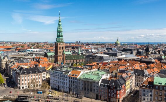 コペンハーゲンの町並み　デンマークの風景