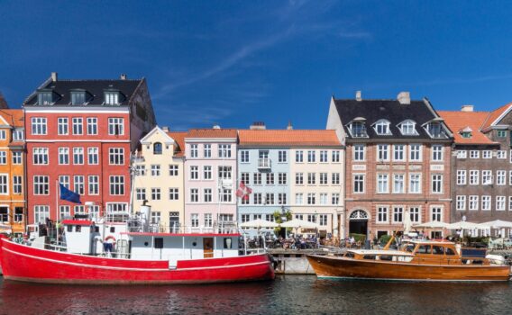 コペンハーゲン ニューハウン　デンマークの風景