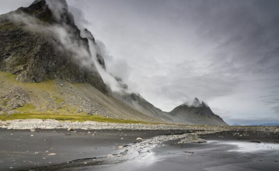 ストックスネスの風景　アイスランドの風景