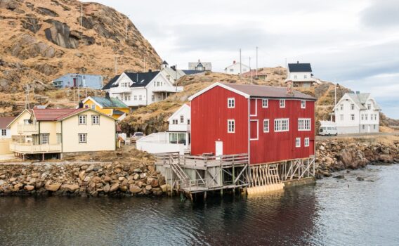 ベステローデン諸島の風景　ノルウェーの風景
