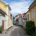イェブレの町並み　スウェーデンの風景