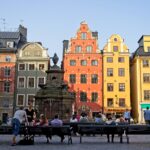 ガムラスタン　ストックホルムの風景　スウェーデンの風景