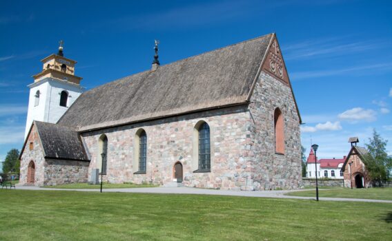 ガンメルスタードの教会　スウェーデンの風景