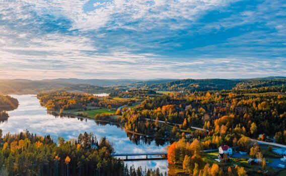 ハルノサンドの風景　スウェーデンの風景