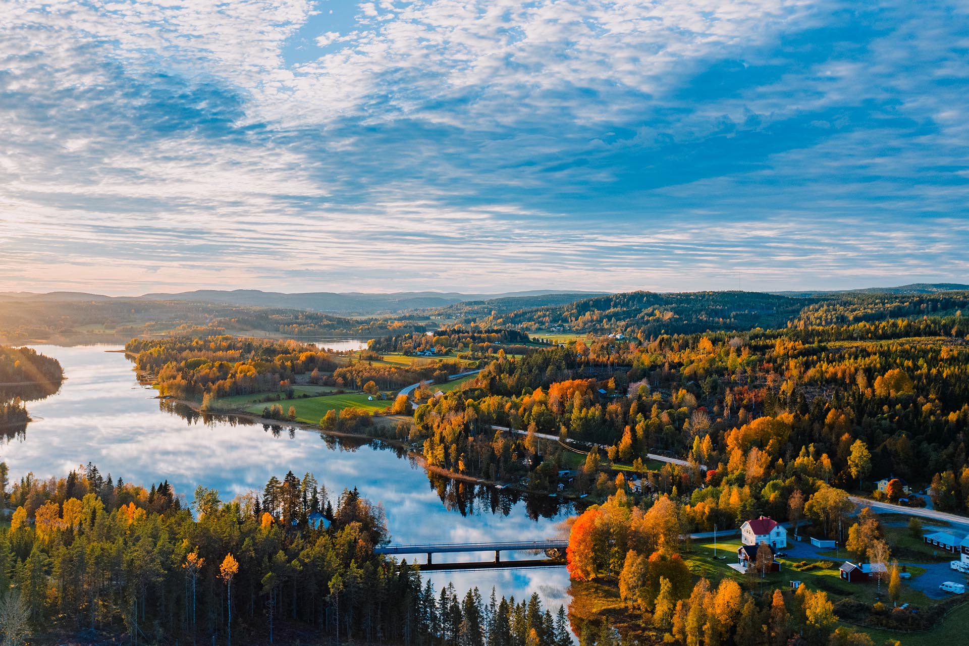 ハルノサンドの風景　スウェーデンの風景