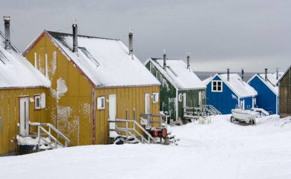 イトコルトルミットの町並み　グリーンランドの風景