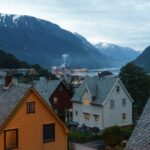 夕暮れのオッダ　ノルウェーの風景