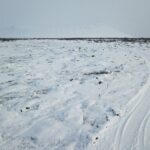 冬のクヴェルフィヤットル　アイスランドの風景