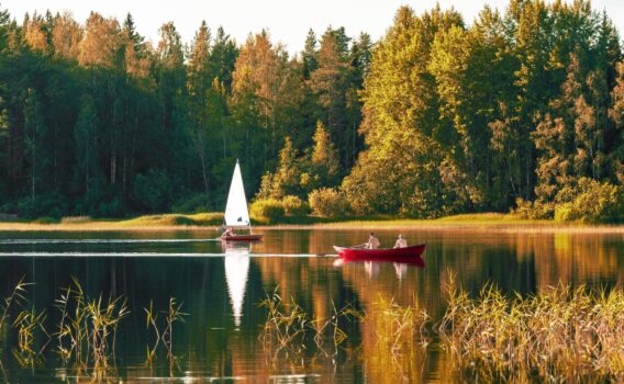 サーリヤルヴィの風景　フィンランドの風景