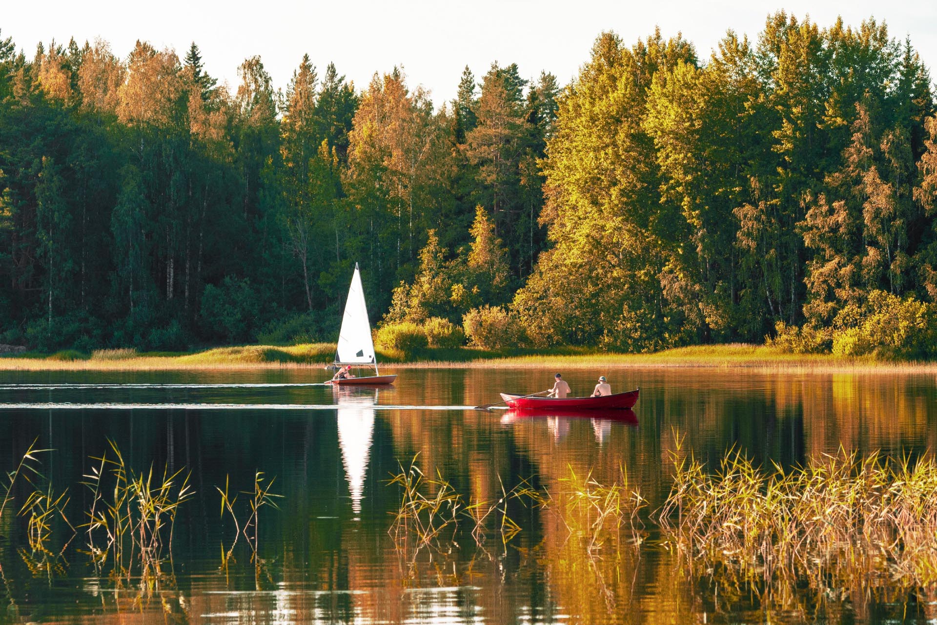 サーリヤルヴィの風景　フィンランドの風景