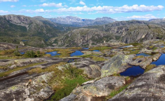 ラゴ国立公園　ノルウェーの風景