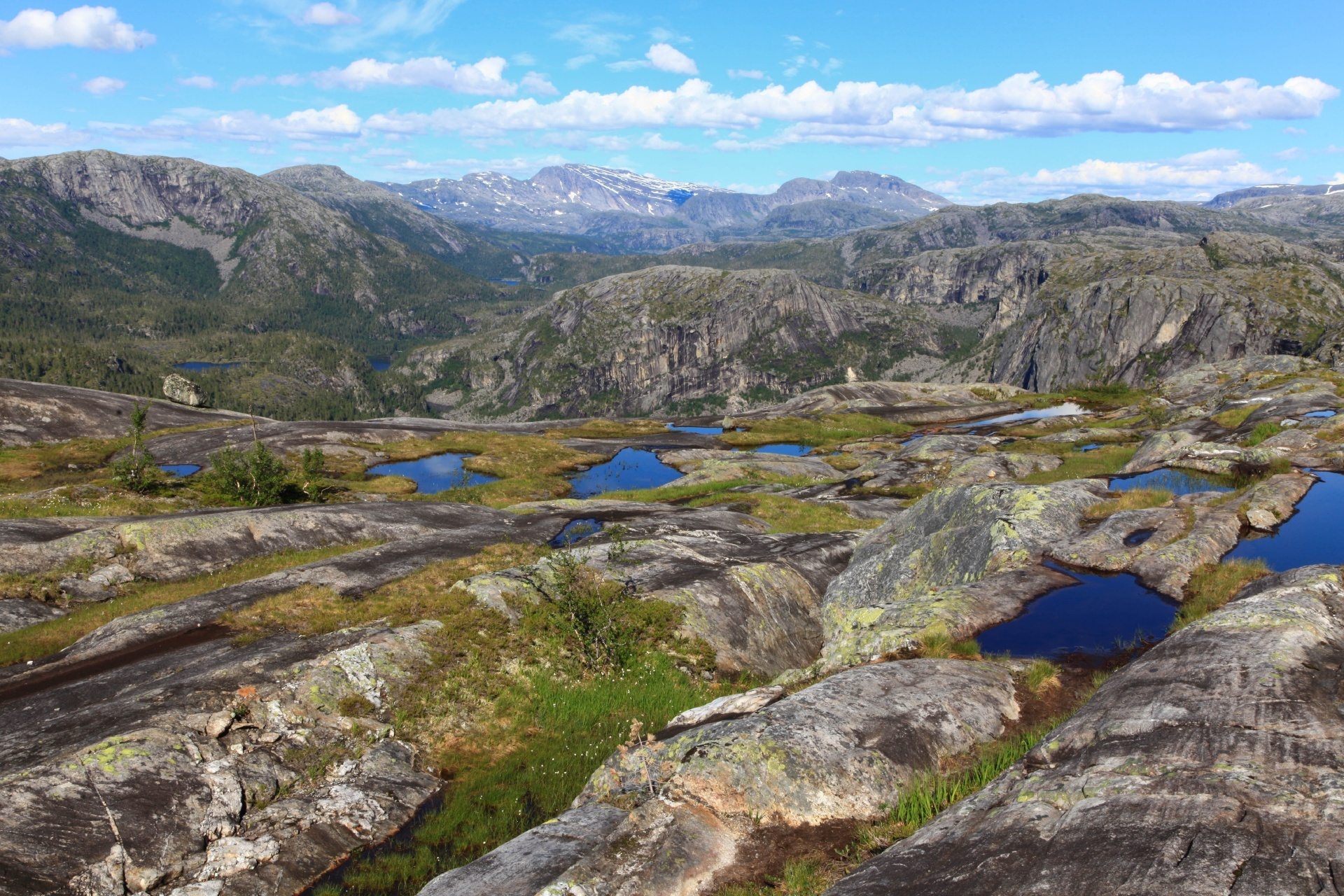 ラゴ国立公園　ノルウェーの風景