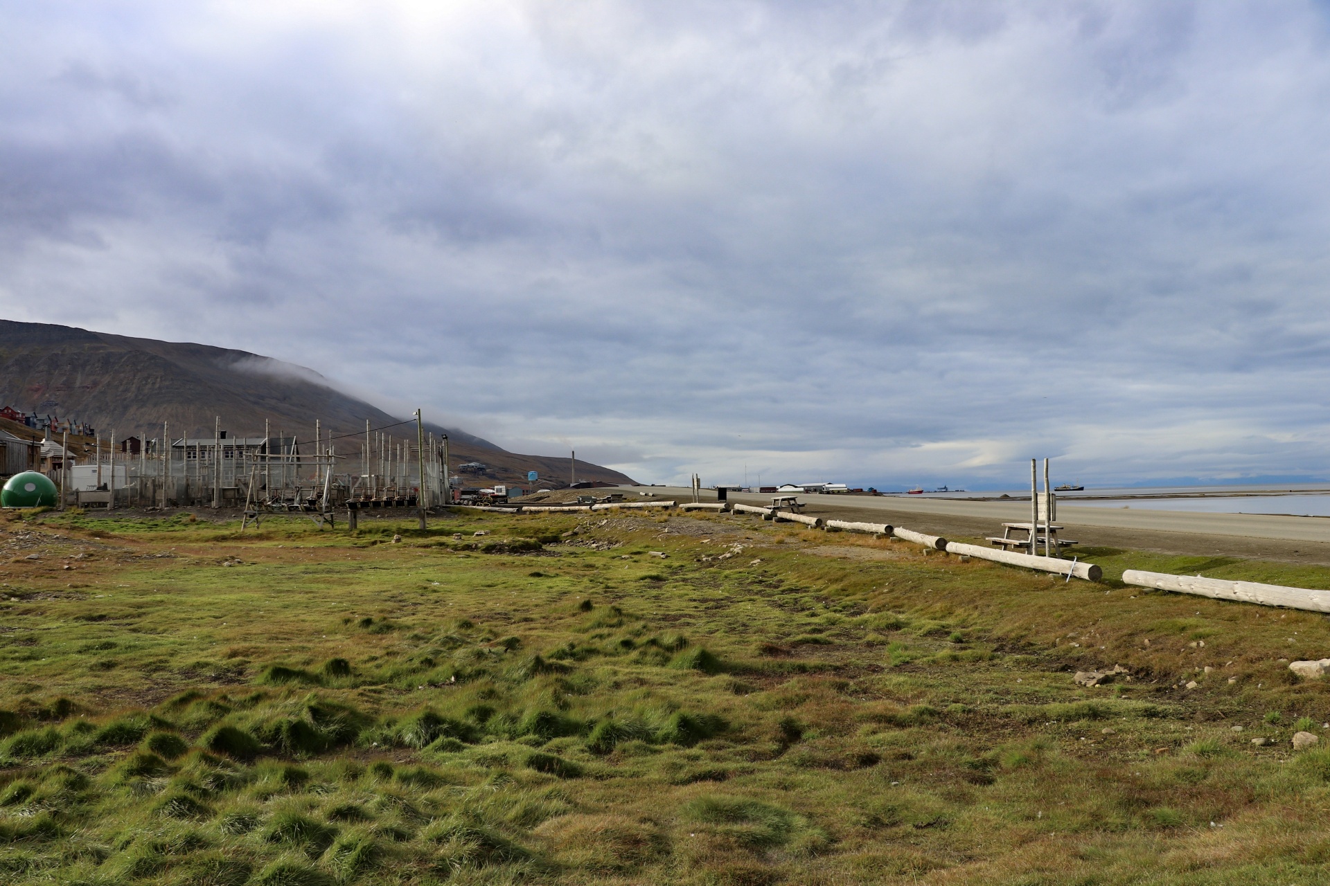 ロングイェールビーン　スヴァールバル諸島　ノルウェーの風景