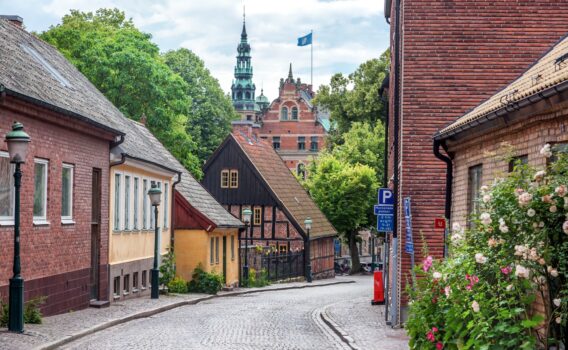 ルンドの旧市街　スウェーデンの風景
