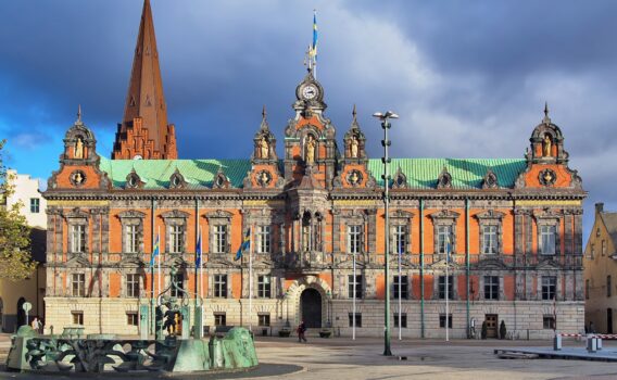 マルメ市庁舎　スウェーデンの風景