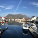 ヘニングスヴァールの港　ノルウェーの風景