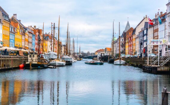 ニューハウン　コペンハーゲン　デンマークの風景