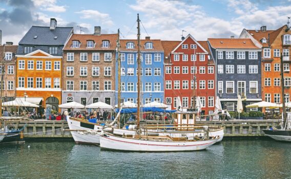 コペンハーゲン ニューハウン　デンマークの風景