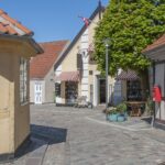 アンデルセン博物館の路地　デンマークの風景