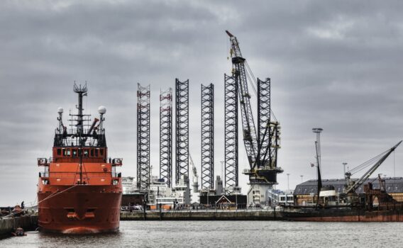 エスビャウの港　デンマークの風景