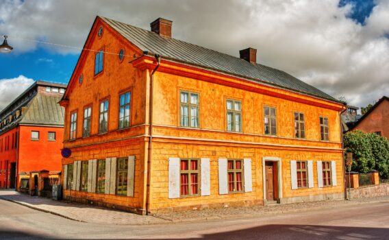 ウプサラの町並み　スウェーデンの風景