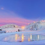 ルカの風景　フィンランドの冬の風景