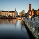 ヘルシンボリの風景　スウェーデンの風景