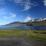 レイザルフィヨルズルの風景　アイスランドの風景