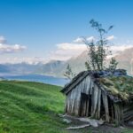ハダンゲルフィヨルド周辺の風景　ノルウェーの風景