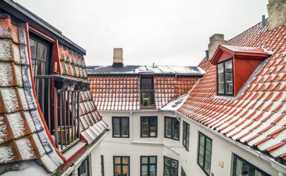 冬のコペンハーゲン　デンマークの冬の風景