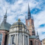 ストックホルムのリッダーホルム教会　スウェーデンの風景