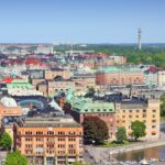 ストックホルムの町並み　スウェーデンの風景