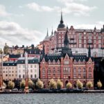 ストックホルムの街並み　スウェーデンの風景