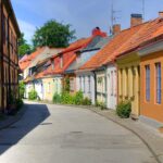 イースタッドの風景　スウェーデンの夏の風景