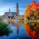 秋のウプサラ　スウェーデンの風景